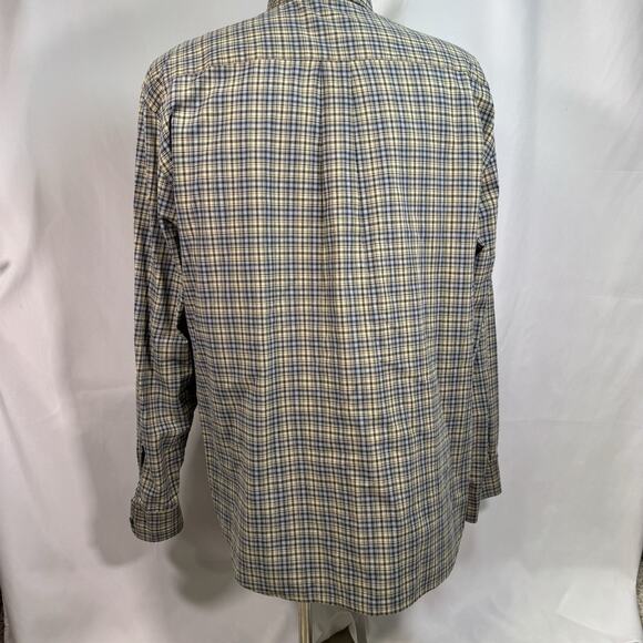Vtg Abercrombie & Fitch Size Large Shirt Flannel Button Down Plaid - Picture 4 of 8